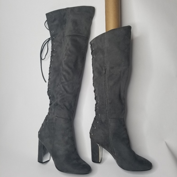 Over the knee BOOTS SEXY CONVERTABLE SHOES SIZE 9 - Picture 3 of 7